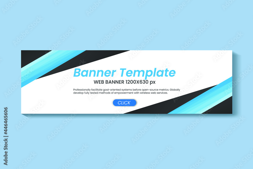 Vector Abstract Banner Design Web Template
