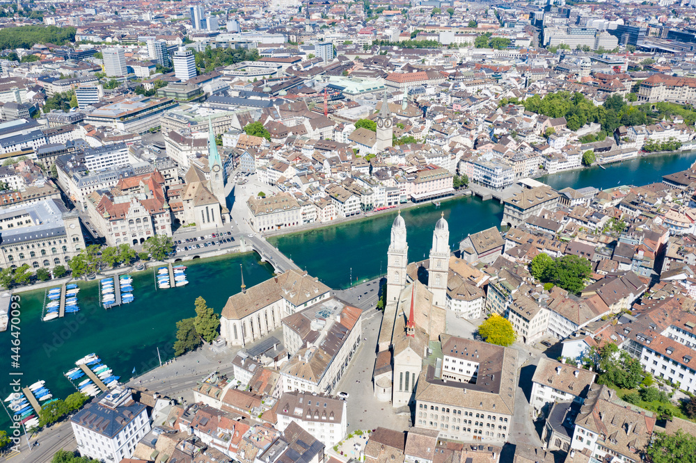 Obraz premium Zurich in summer