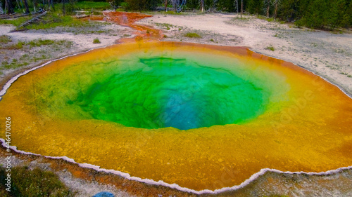The Morning Glory Geyser at Yellowstone