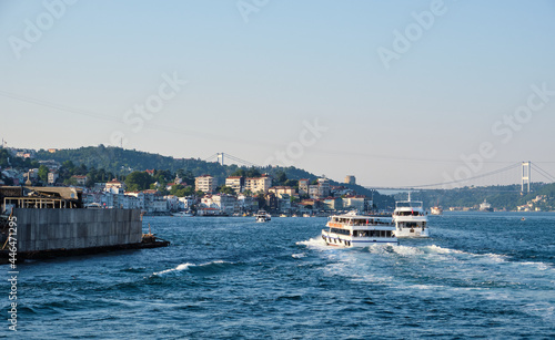 Istanbul. View of the Bosphorus and Rumeli Hisar with the Fatih Sultan Mehmet Bridge © Tereza