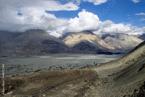 Nubra Valley panoramic Ladakh India