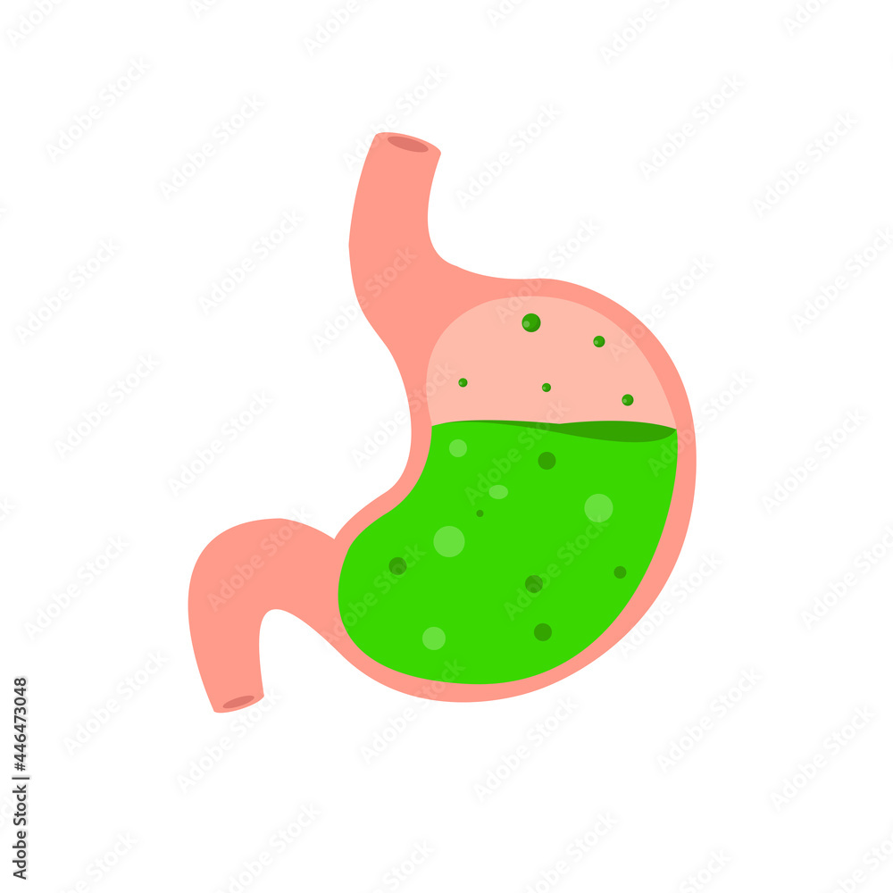 Acidity, Upset, Pain. Healthy food nutrition, stomach concept Acidity, Upset, Pain. Healthy food nutrition, stomach concept