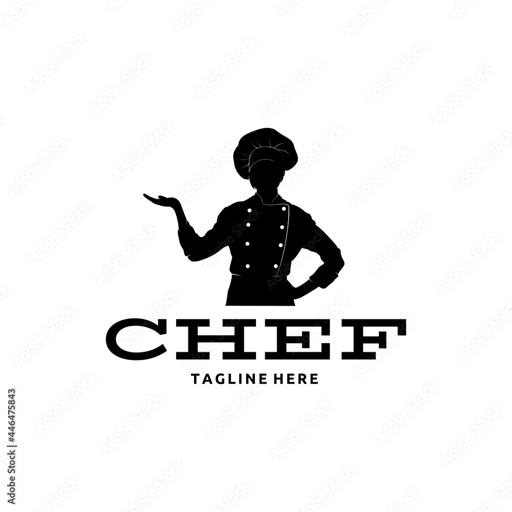 Professional Chef Showing Sign for Please Enjoy the Food, Serious Satisfied Chef, Cook or Baker Gesturing Excellent, Cook with Taste Approval Gesture