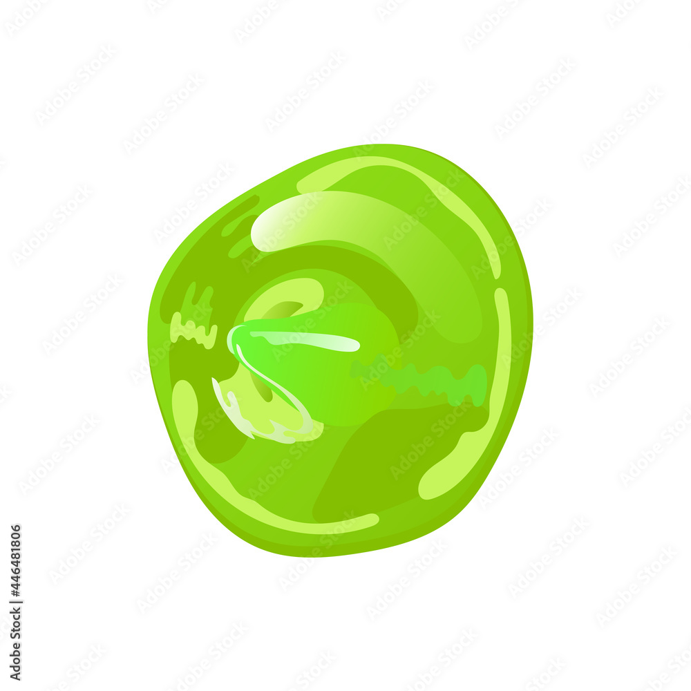 Green slime in flat cartoon style. Toxic jelly splashes, drops or stains. Vector design for Halloween. Green slime in flat cartoon style. Toxic jelly splashes, drops or stains. Vector design for Halloween.