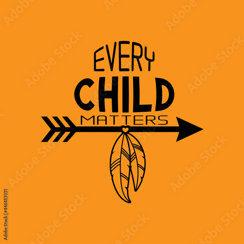 Fototapet Every Child Matters Vector Illustration