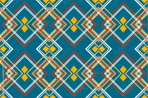 Εκτύπωση καμβά Japanese vintage style geometric seamless pattern vector
