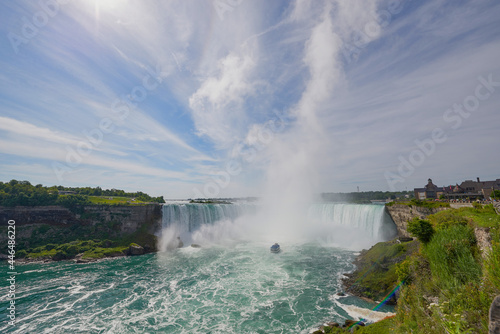 View of Horseshoe Fall  Niagara Falls  Ontario  Canada.