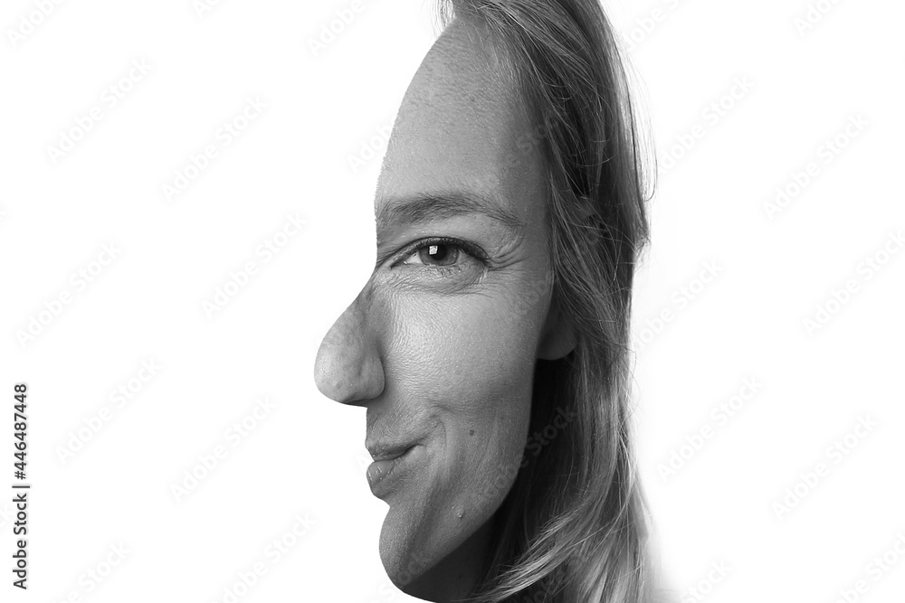 Fototapeta premium Two faces