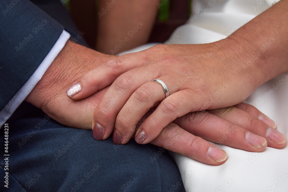 bride and groom holding hands bride and groom holding hands