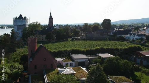 Luftaufnahme.  Rhein. Hessen. Deutschland. 