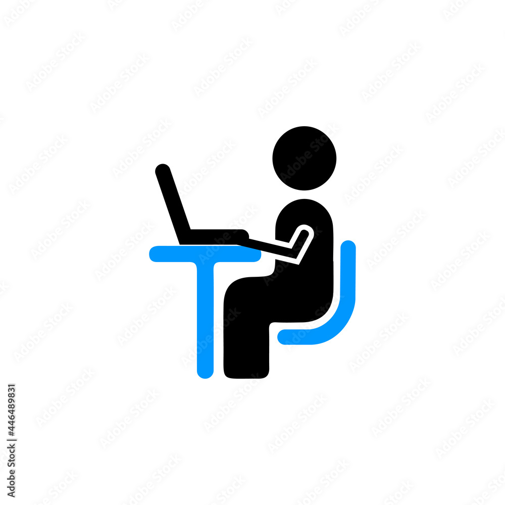 Online education and business training icon Online education and business training icon