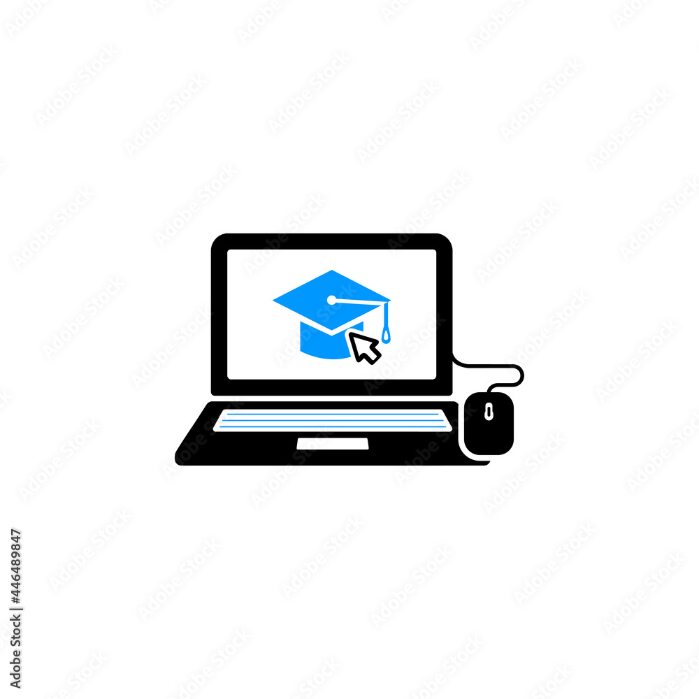 Online education and business training icon Online education and business training icon