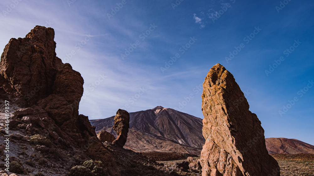 Roques de Garcia in Teide National Park, Tenerife, Spain.