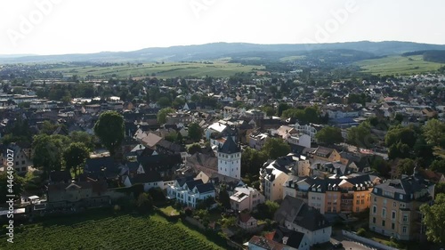Luftaufnahme.  Rhein. Hessen. Deutschland. 