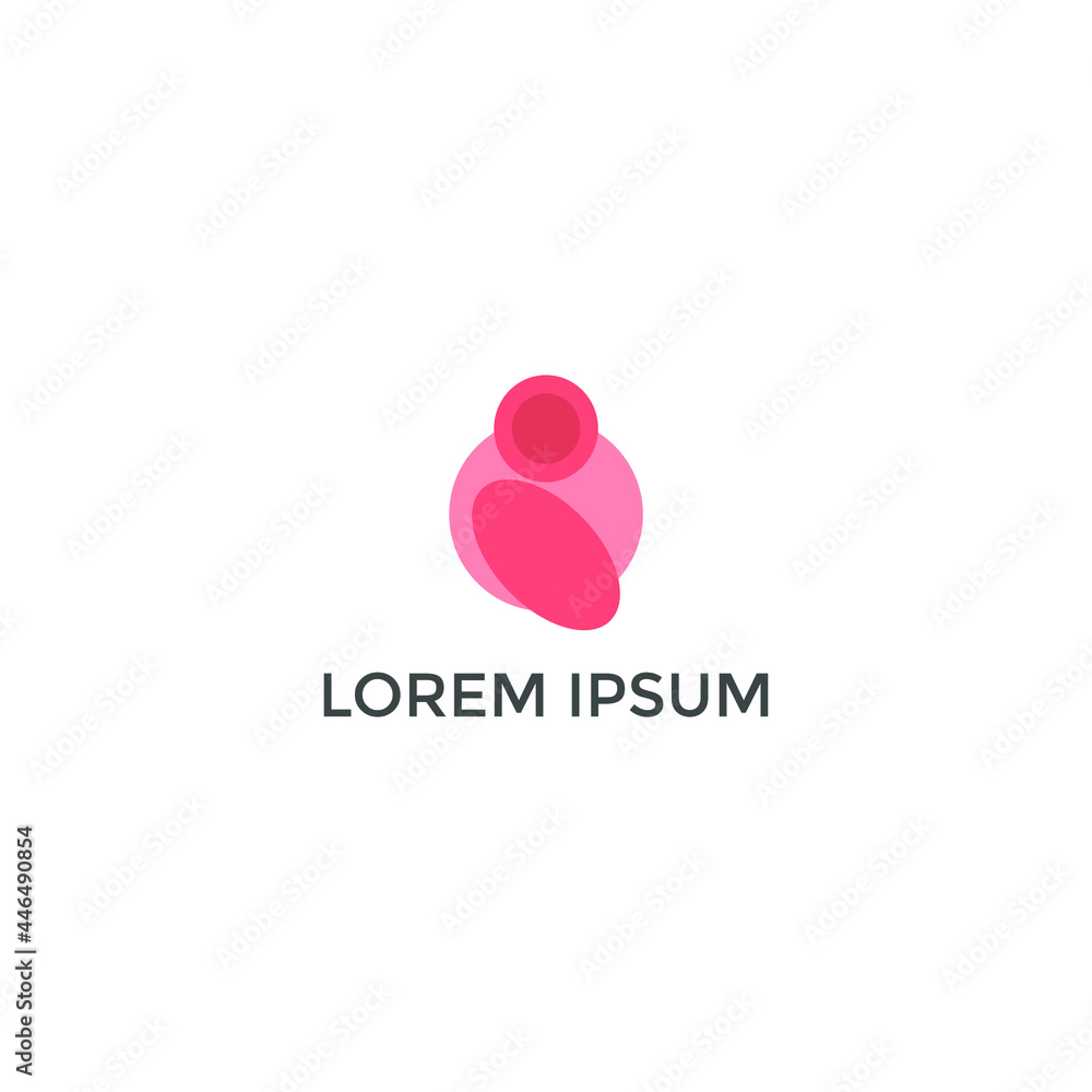 ILLUSTRATION ABSTRACT LOGO CIRCLE DESIGN VECTOR ILLUSTRATION ABSTRACT LOGO CIRCLE DESIGN VECTOR