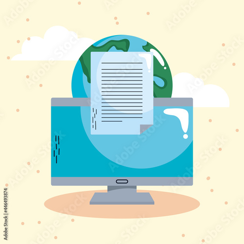 elearning with desktop