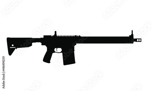 AR15 Springfield Armory Saint-Victor Gun Silhouette photo