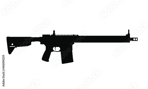 AR15 Springfield Armory Saint-Victor Gun Silhouette