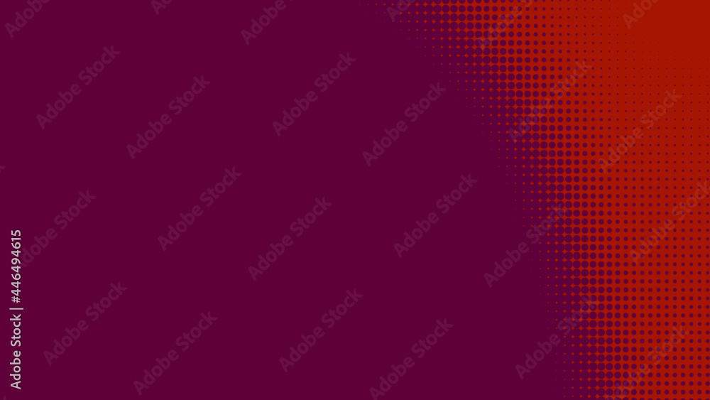 Dots halftone red purple color pattern gradient texture with technology digital background. Dots pop art comics style. Dots halftone red purple color pattern gradient texture with technology digital background. Dots pop art comics style.