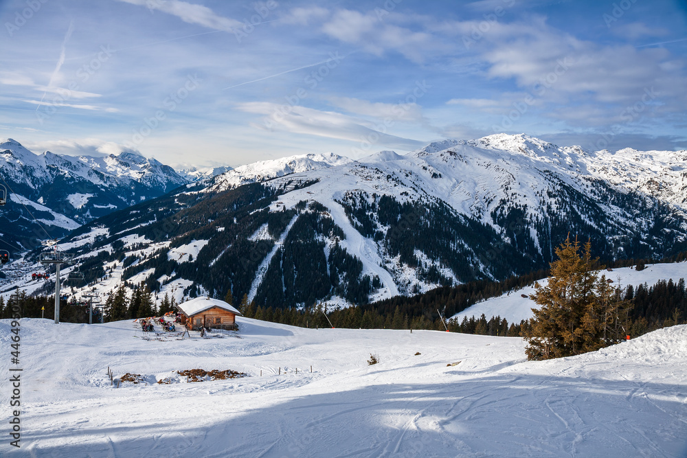 Alpine winter landscape Alpine winter landscape