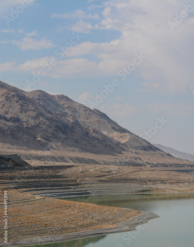 Beautiful Mirror image of Walker Lake. It is part of the Walker River basin  Mineral County  Nevada