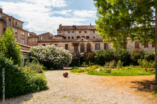 View on an ancient villa in Conegliano, Treviso - Italy