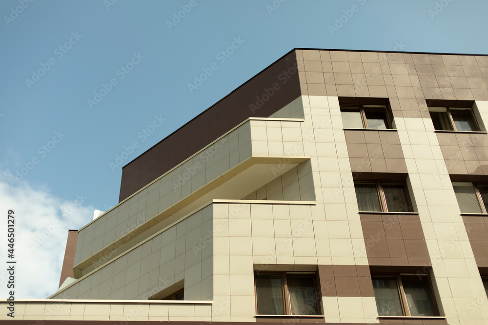 Building in the city. Simple structure. Building in the city. Simple structure.