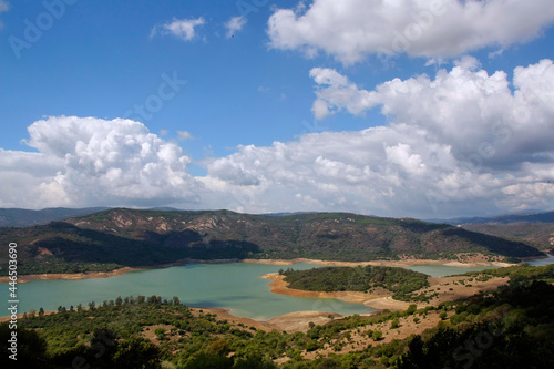 Guadarranque reservoir seen from Castellar de la Frontera castle, Alcornocales Natural Park, Cadiz province, Spain © Daniel