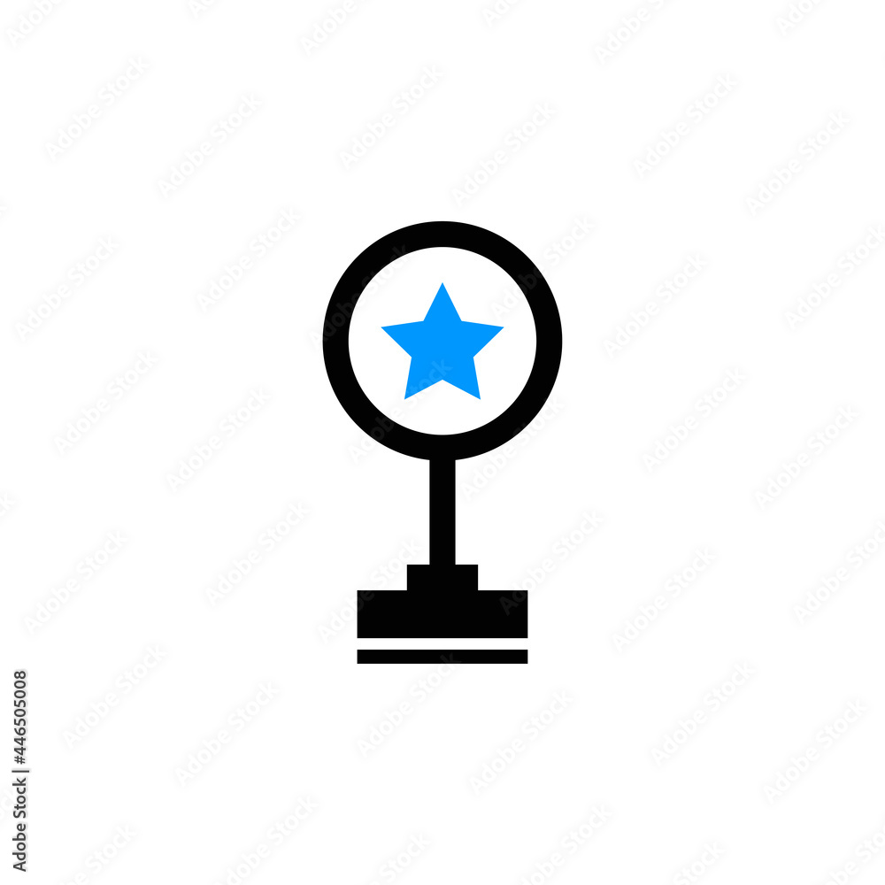 creative award or trophy vector icon creative award or trophy vector icon