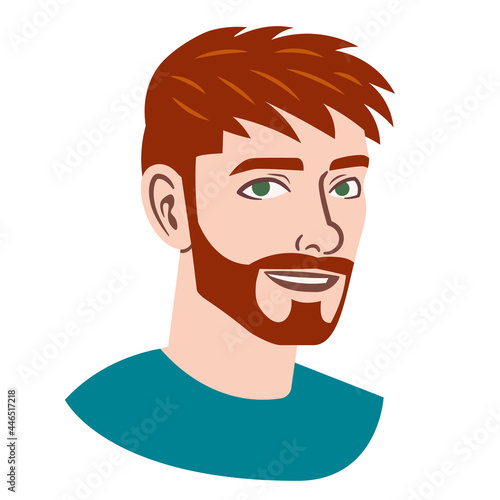 Isolated avatar of a man Vector illustration