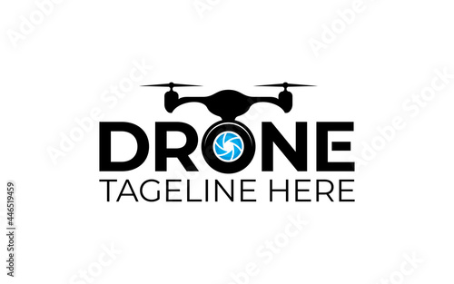 Illustration graphic vector future of drone technology logo design template