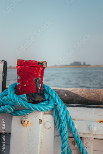 rope on a boat
