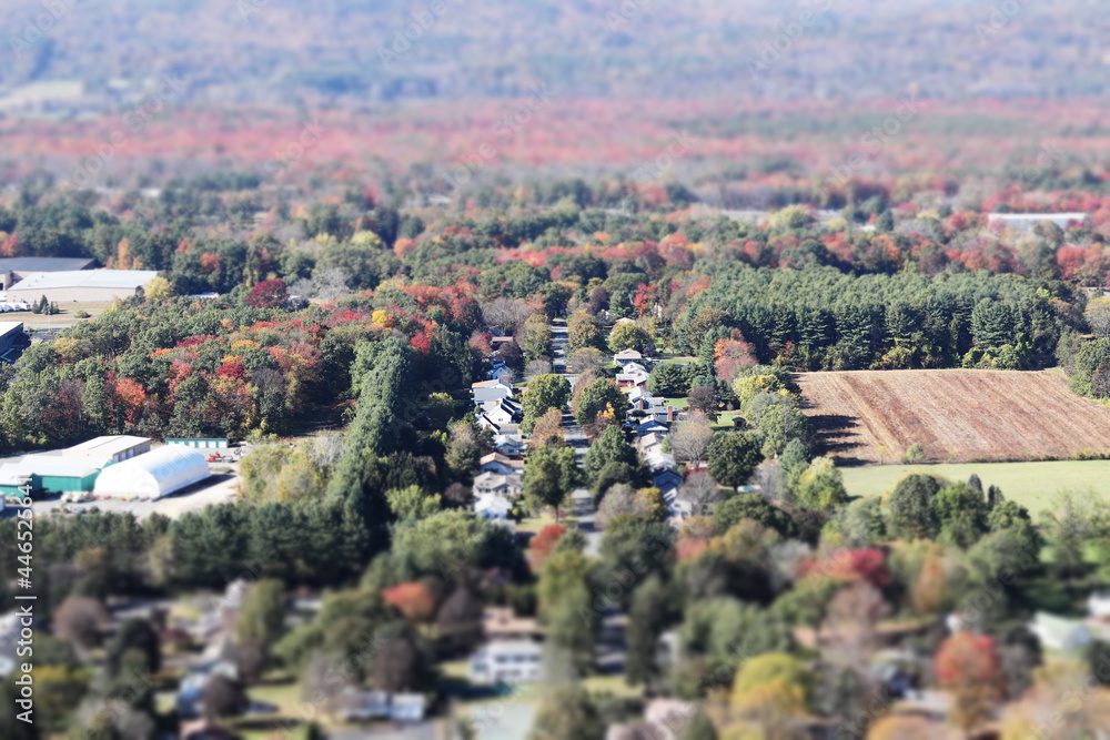 Obraz premium view of the village