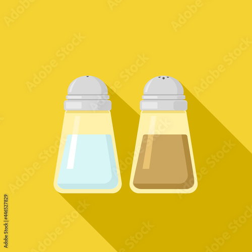 Salt Shaker Flat Icon Vector illustration
