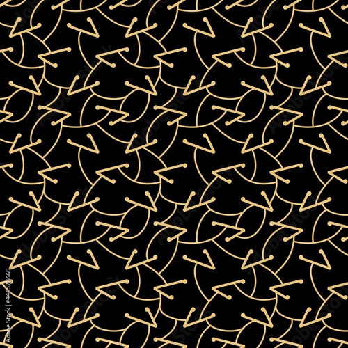 Abstract background. Vector art. Seamless monochrome design. Lines pattern