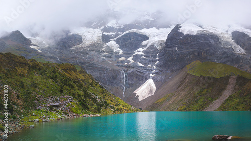 A photo of landscape amazing Laguna Humantay