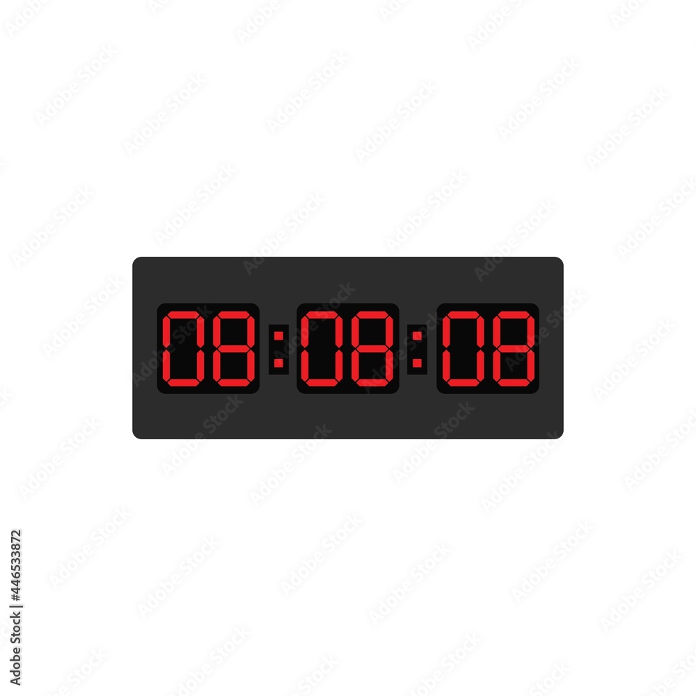 dial digital clock icon vector illustration design dial digital clock icon vector illustration design