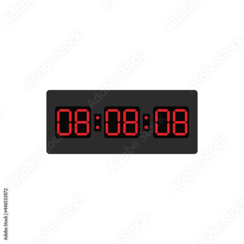 dial digital clock icon vector illustration design