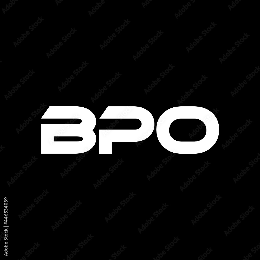 BPO letter logo design with black background in illustrator, vector logo modern alphabet font overlap style. calligraphy designs for logo, Poster, Invitation, etc. BPO letter logo design with black background in illustrator, vector logo modern alphabet font overlap style. calligraphy designs for logo, Poster, Invitation, etc.
