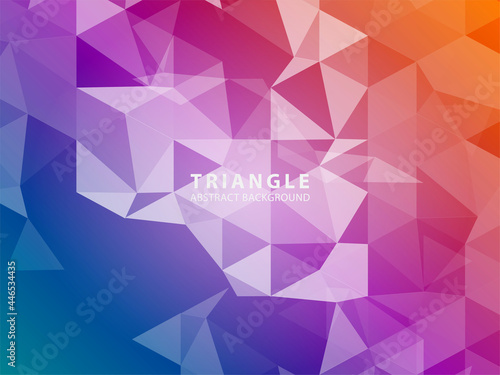 Vector of modern abstract triangular background - Vector