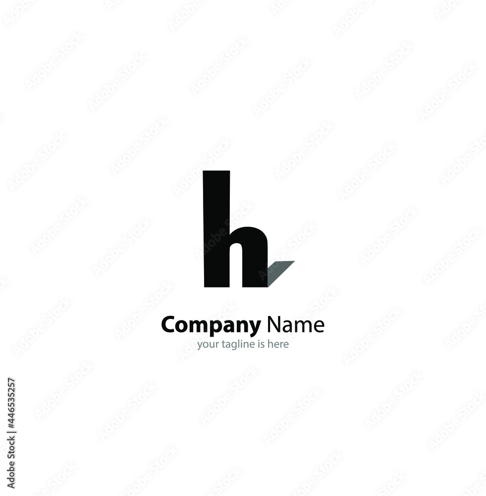 luxury letter h logo concept with white background and minimalist style luxury letter h logo concept with white background and minimalist style