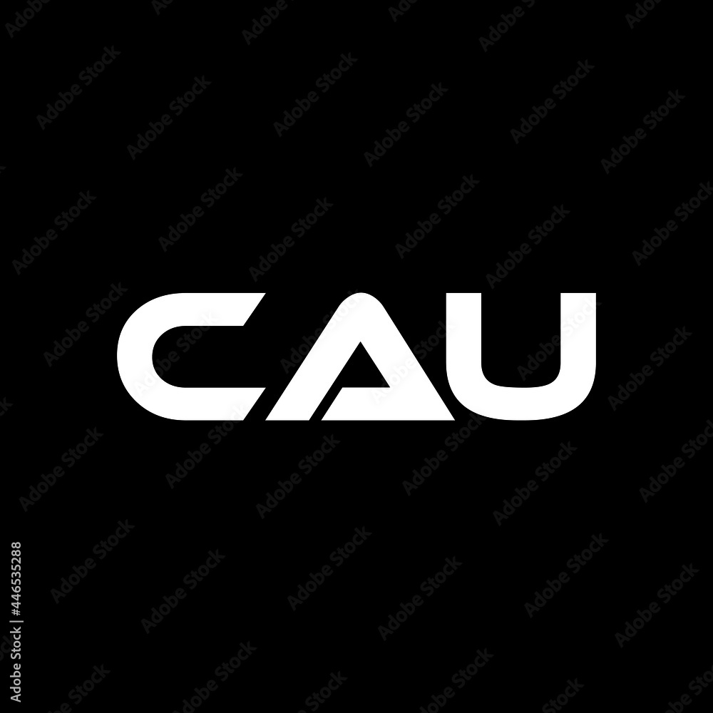 CAU letter logo design with black background in illustrator, vector logo modern alphabet font overlap style. calligraphy designs for logo, Poster, Invitation, etc. CAU letter logo design with black background in illustrator, vector logo modern alphabet font overlap style. calligraphy designs for logo, Poster, Invitation, etc.