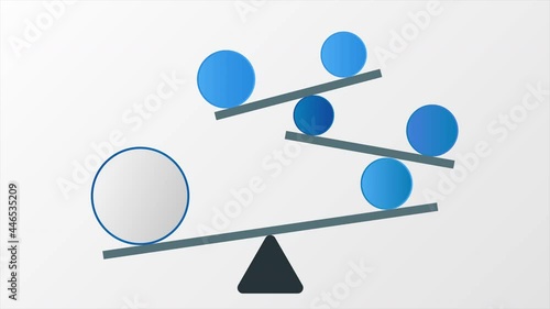 Set of motion infographics design on white and grey background. This clips was designed in 30fps. The style is paper cut.