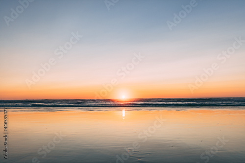 Sunset Over Open Ocean