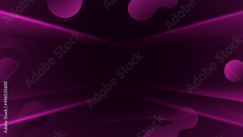 Abstract motion graphic in concept of space. Tone color is in violet. 