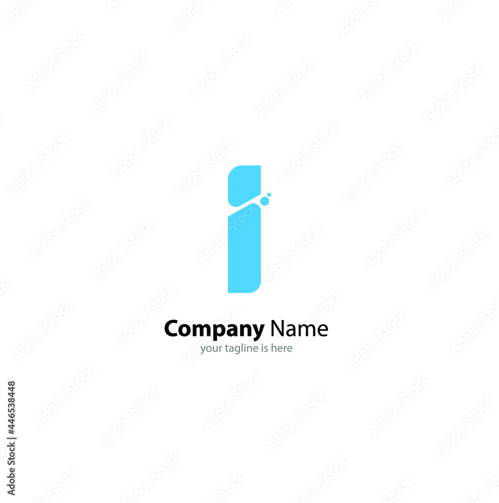letter i logo modern concept for company with white background letter i logo modern concept for company with white background