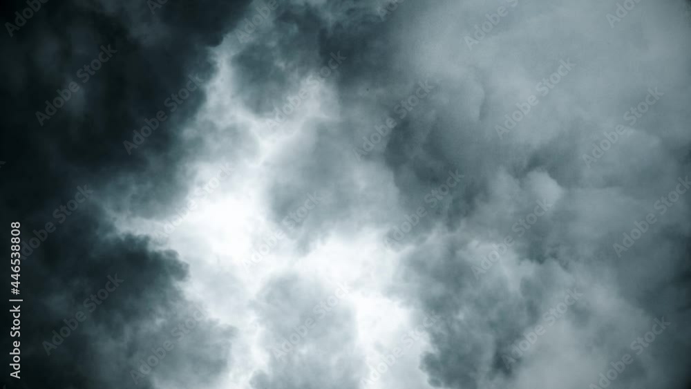 a thunderstorm that occurs inside the cumulonimbus dark clouds moving in the sky. a thunderstorm that occurs inside the cumulonimbus dark clouds moving in the sky.