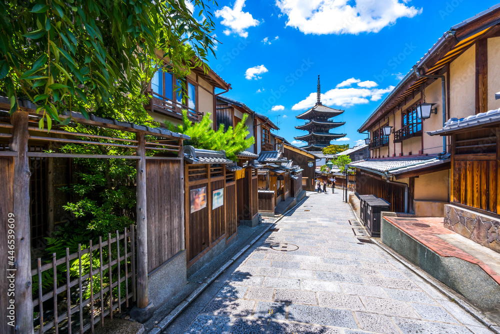 八坂の塔 京都の街並み 八坂の塔 京都の街並み