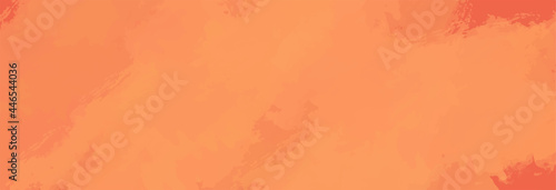 Orange watercolor background for textures backgrounds and web banners design © BoszyArtis