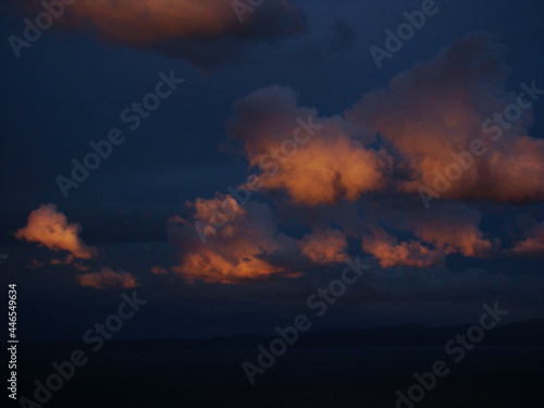 clouds at sunset